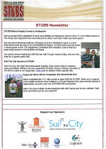 View The Latest STUBS Newsletter